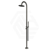 Bella Vista Mica 316 Stainless Steel Gooseneck Freestanding Outdoor Shower Set Variant Color Available