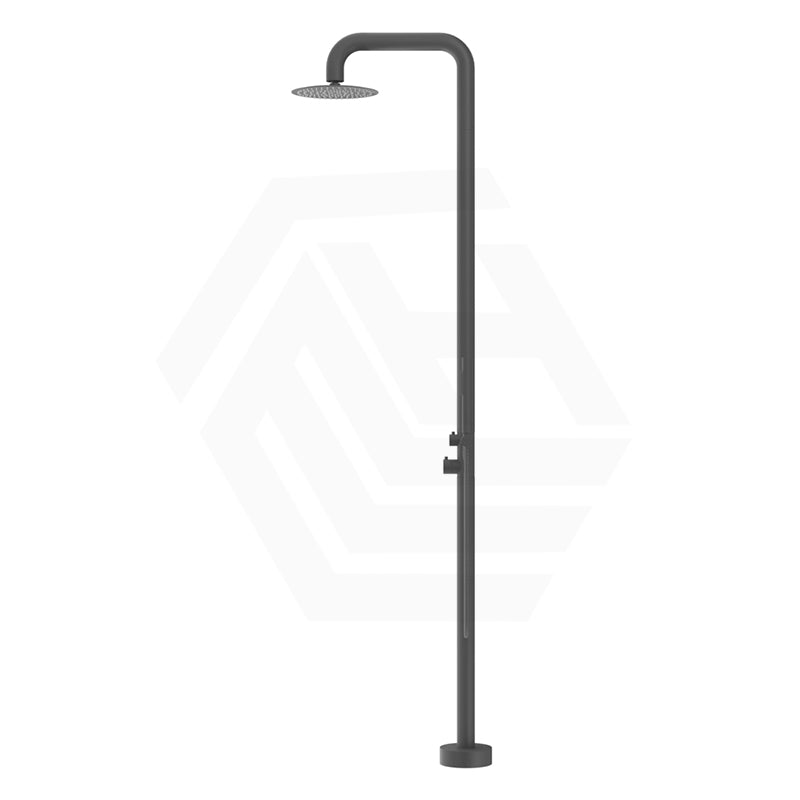 Bella Vista Mica Soft Square 316 Stainless Steel Freestanding Outdoor Shower Set Variant Color Available