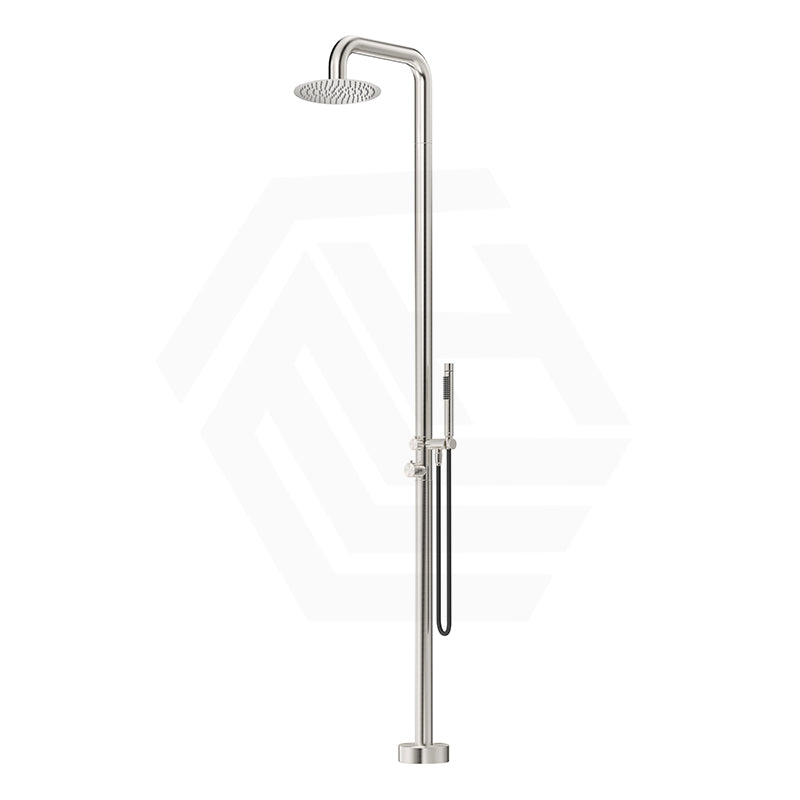 Bella Vista Mica Soft Square 316 Stainless Steel Freestanding Outdoor Shower Set Variant Color Available