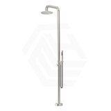 Bella Vista Mica Soft Square 316 Stainless Steel Freestanding Outdoor Shower Set Variant Color Available