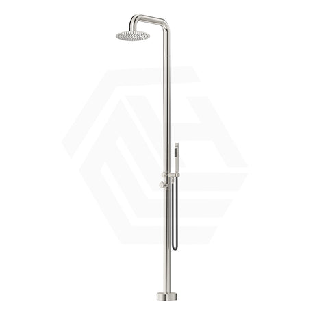 Bella Vista Mica Soft Square 316 Stainless Steel Freestanding Outdoor Shower Set Variant Color Available