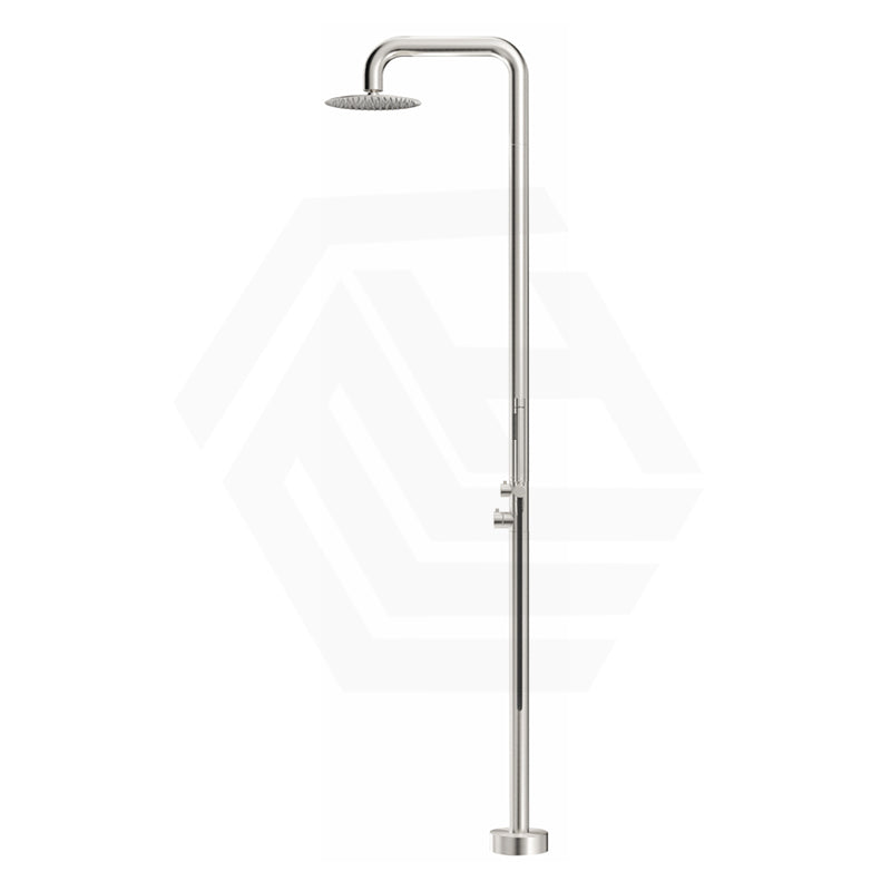 Bella Vista Mica Soft Square 316 Stainless Steel Freestanding Outdoor Shower Set Variant Color Available