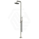 Bella Vista Mica Soft Square 316 Stainless Steel Freestanding Outdoor Shower Set Variant Color Available