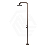 Bella Vista Mica Soft Square 316 Stainless Steel Freestanding Outdoor Shower Set Variant Color Available