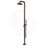 Bella Vista Mica Soft Square 316 Stainless Steel Freestanding Outdoor Shower Set Variant Color Available