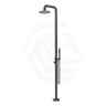 Bella Vista Mica Soft Square 316 Stainless Steel Freestanding Outdoor Shower Set Variant Color Available