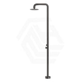 Bella Vista Mica Soft Square 316 Stainless Steel Freestanding Outdoor Shower Set Variant Color Available