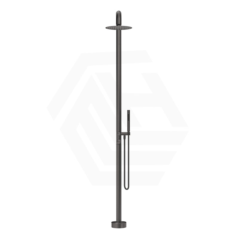 Bella Vista Mica Soft Square 316 Stainless Steel Freestanding Outdoor Shower Set Variant Color Available
