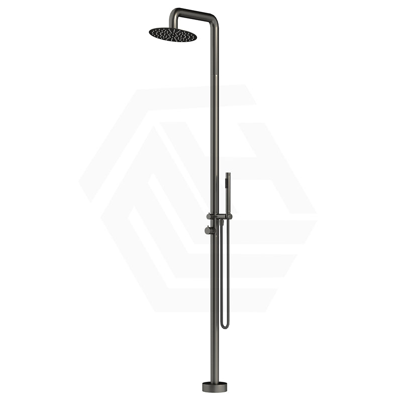 Bella Vista Mica Soft Square 316 Stainless Steel Freestanding Outdoor Shower Set Variant Color Available