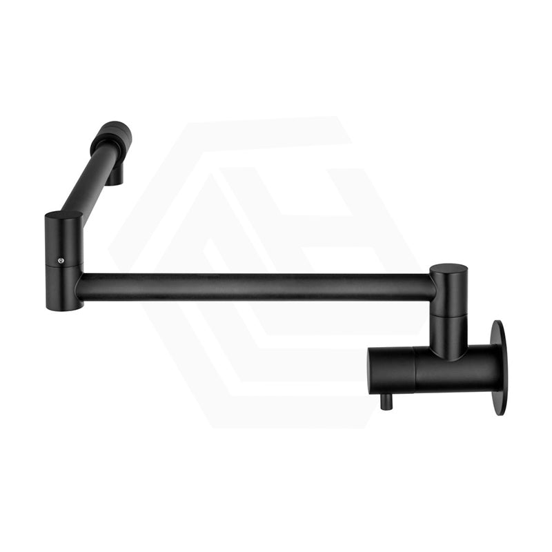 Bella Vista Mica Wall Mounted Kitchen Pot Filler Tap with Dual Swing Arm Stainless Steel Variant Color Available