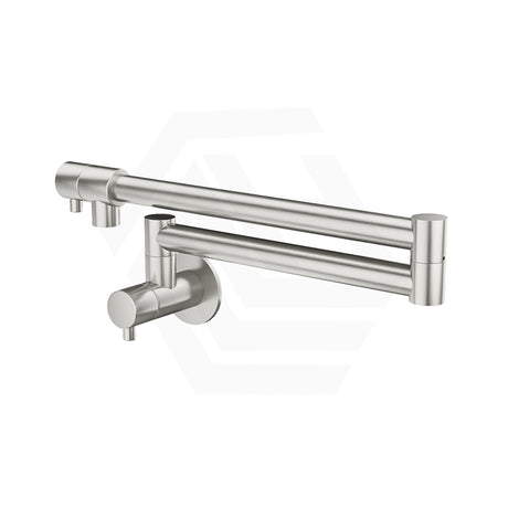 Bella Vista Mica Wall Mounted Kitchen Pot Filler Tap with Dual Swing Arm Stainless Steel Variant Color Available