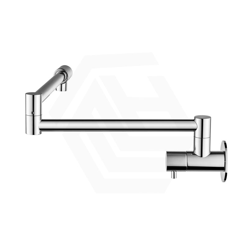 Bella Vista Mica Wall Mounted Kitchen Pot Filler Tap with Dual Swing Arm Stainless Steel Variant Color Available