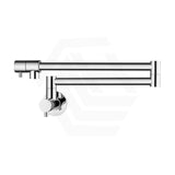 Bella Vista Mica Wall Mounted Kitchen Pot Filler Tap with Dual Swing Arm Stainless Steel Variant Color Available