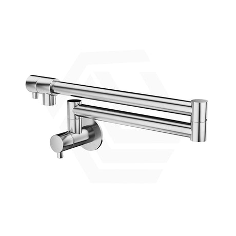 Bella Vista Mica Wall Mounted Kitchen Pot Filler Tap with Dual Swing Arm Stainless Steel Variant Color Available