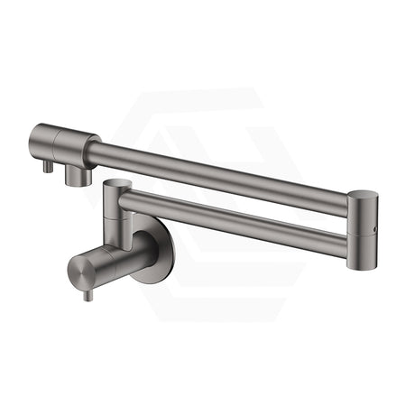 Bella Vista Mica Wall Mounted Kitchen Pot Filler Tap with Dual Swing Arm Stainless Steel Variant Color Available
