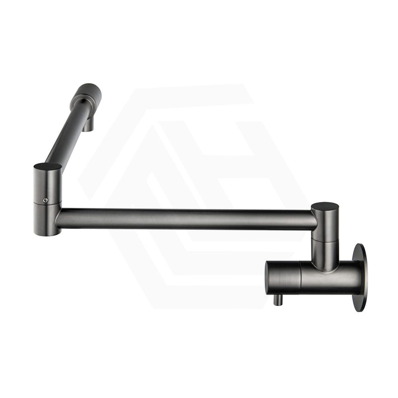 Bella Vista Mica Wall Mounted Kitchen Pot Filler Tap with Dual Swing Arm Stainless Steel Variant Color Available