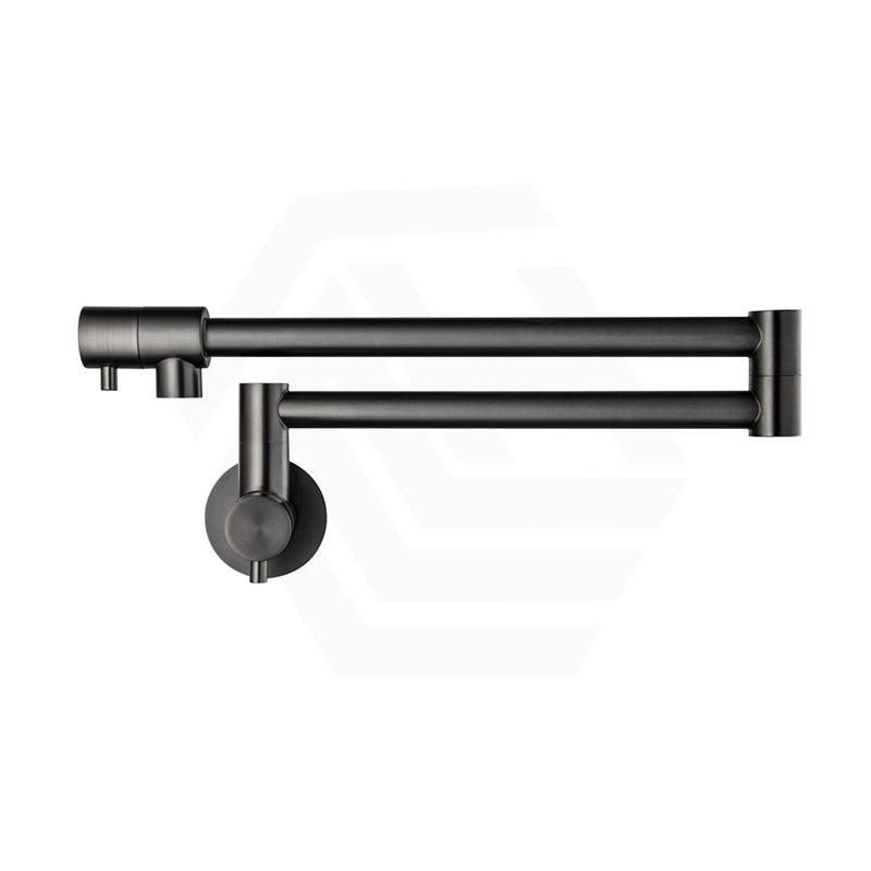 Bella Vista Mica Wall Mounted Kitchen Pot Filler Tap with Dual Swing Arm Stainless Steel Variant Color Available