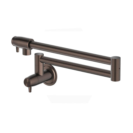 Bella Vista Mica Solid Brass Wall-Mounted Classic Kitchen Pot Filler Dusk Bronze