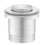 Brushed Silver Bella Vista Xulu 32/40mm Universal Brass Pop Up Waste with Overflow & Non-Overflow