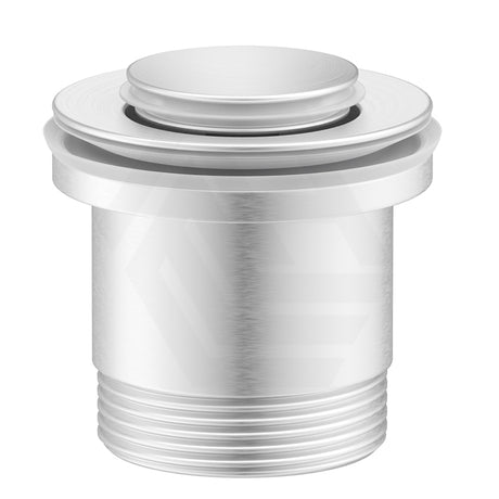 Brushed Silver Bella Vista Xulu 32/40mm Universal Brass Pop Up Waste with Overflow & Non-Overflow