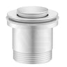 Brushed Silver Bella Vista Xulu 32/40mm Universal Brass Pop Up Waste with Overflow & Non-Overflow