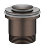 Dusk Bronze Bella Vista Xulu 32/40mm Universal Brass Pop Up Waste with Overflow & Non-Overflow