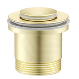 Shiny Gold Bella Vista Xulu 32/40mm Universal Brass Pop Up Waste with Overflow & Non-Overflow