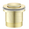 Shiny Gold Bella Vista Xulu 32/40mm Universal Brass Pop Up Waste with Overflow & Non-Overflow