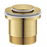 G#8(Gold) Bella Vista Xulu 32/40mm Universal Brass Pop Up Waste with Overflow & Non-Overflow