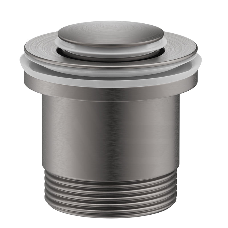 M#6(Gunmetal-Grey) Bella Vista Xulu 32/40mm Universal Brass Pop Up Waste with Overflow & Non-Overflow