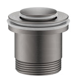M#6(Gunmetal-Grey) Bella Vista Xulu 32/40mm Universal Brass Pop Up Waste with Overflow & Non-Overflow
