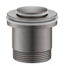 M#6(Gunmetal-Grey) Bella Vista Xulu 32/40mm Universal Brass Pop Up Waste with Overflow & Non-Overflow