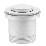 Matt White Bella Vista Xulu 32/40mm Universal Brass Pop Up Waste with Overflow & Non-Overflow