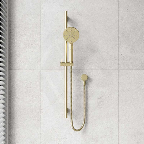 Bella Vista Mica Round Shower Rail with 3 Functions Handheld Shower Set Variant Colors Available
