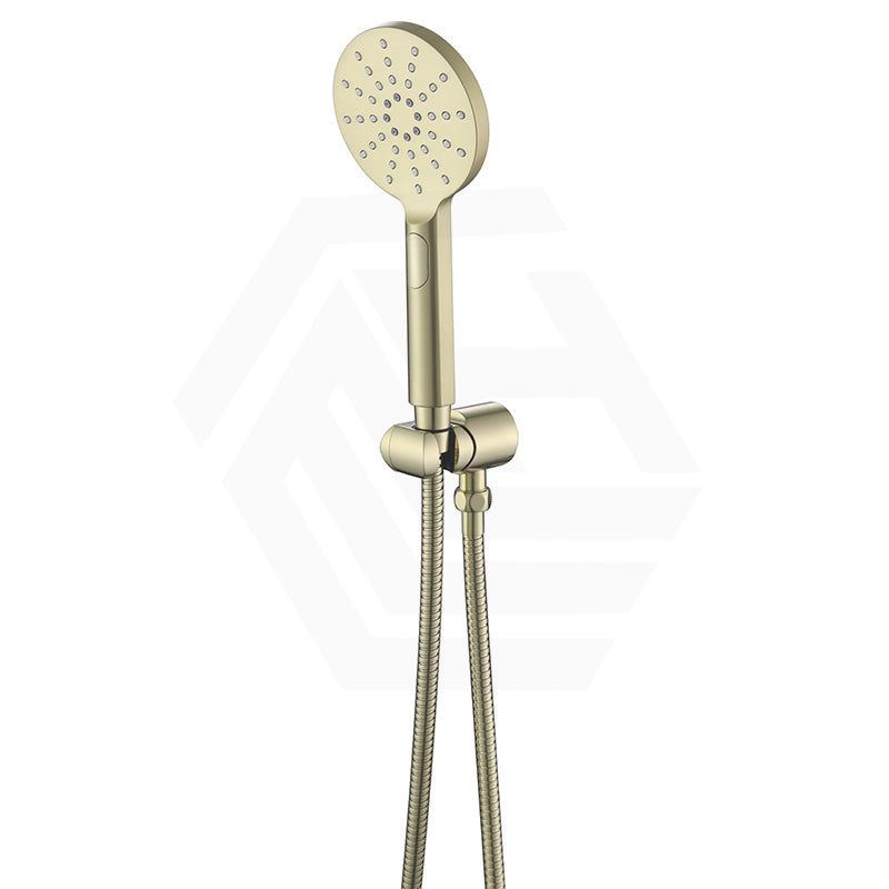 Bella Vista Mica Round 3 Functions Handheld Shower Set on Wall Bracket Variant Colors Available