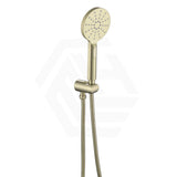 Bella Vista Mica Round 3 Functions Handheld Shower Set on Wall Bracket Variant Colors Available