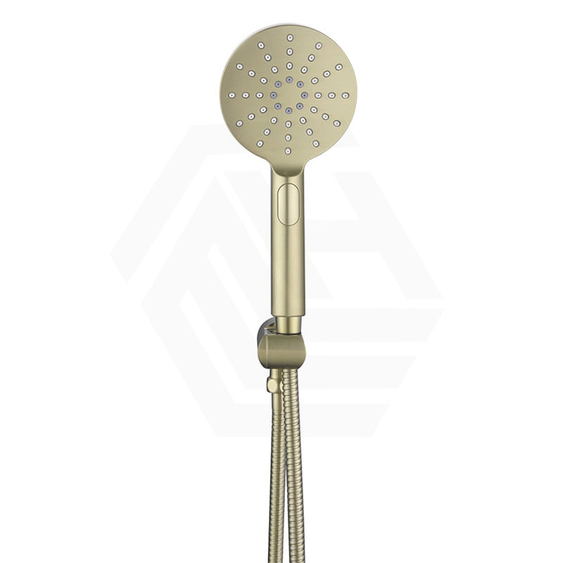 Bella Vista Mica Round 3 Functions Handheld Shower Set on Wall Bracket Variant Colors Available