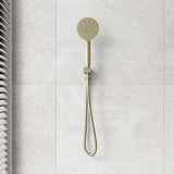 Bella Vista Mica Round 3 Functions Handheld Shower Set on Wall Bracket Variant Colors Available