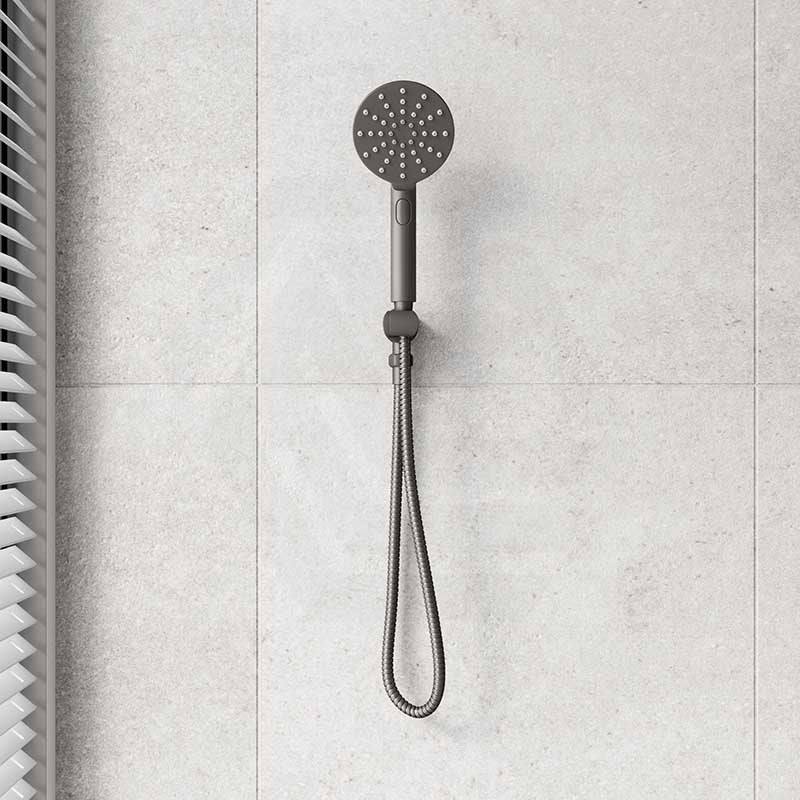 Bella Vista Mica Round 3 Functions Handheld Shower Set on Wall Bracket Variant Colors Available