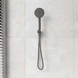 Bella Vista Mica Round 3 Functions Handheld Shower Set on Wall Bracket Variant Colors Available