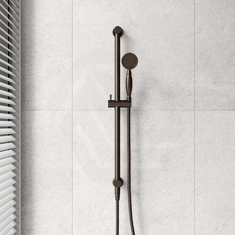 Bella Vista Mica Heritage Sliding Shower Rail with 1 Function Handheld Shower Set Variant Colors Available