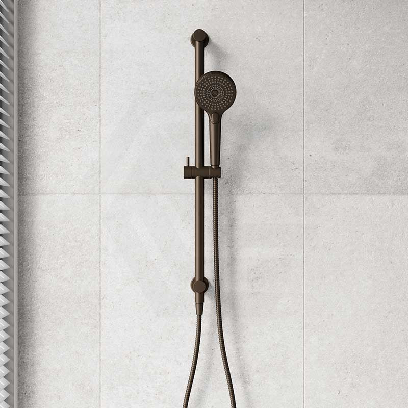 Bella Vista Mica Round Sliding Shower Rail with 3 Functions Handheld Shower Set Variant Colors Available