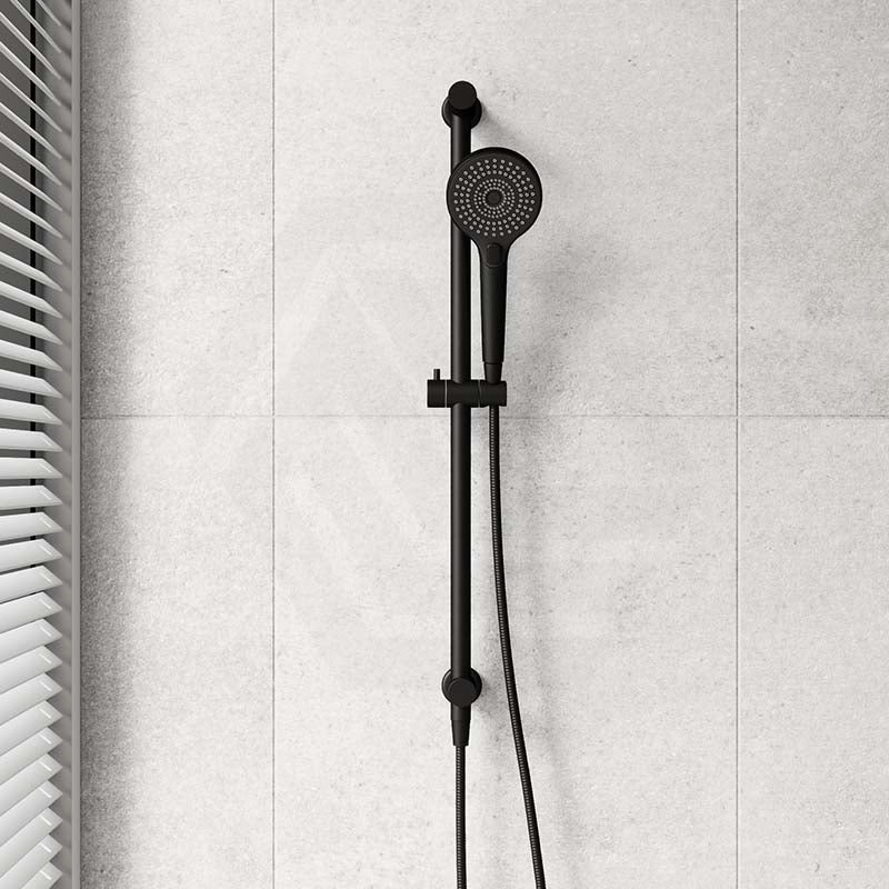 Bella Vista Mica Fluted Shower Rail with Handheld Set Inbuilt Inlet Stainless Variant Colour Available