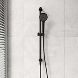 Bella Vista Mica Fluted Shower Rail with Handheld Set Inbuilt Inlet Stainless Variant Colour Available