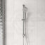 N#5(Nickel) Bella Vista Mica Fluted Shower Rail with Handheld Set Inbuilt Inlet Stainless
