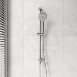 Bella Vista Mica Fluted Shower Rail with Handheld Set Inbuilt Inlet Stainless Variant Colour Available