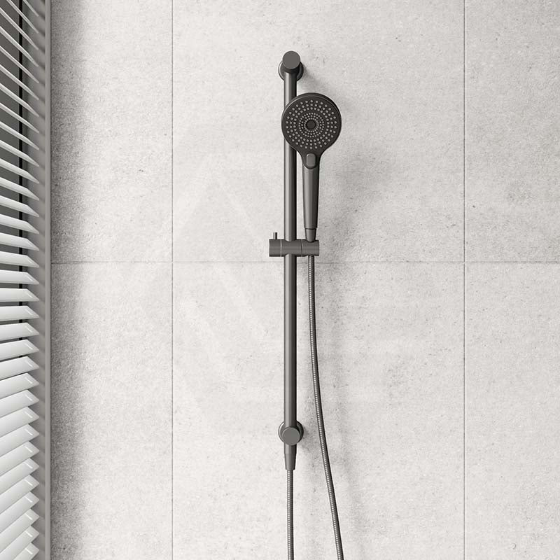 Bella Vista Mica Fluted Shower Rail with Handheld Set Inbuilt Inlet Stainless Variant Colour Available