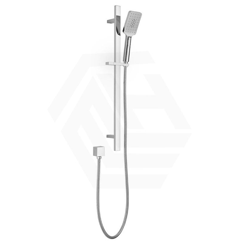 Bella Vista Cresta Square Single Shower Rail with Handheld Set Universal Inlet Variant Colour Available