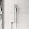 Bella Vista Cresta Square Single Shower Rail with Handheld Set Universal Inlet Variant Colour Available