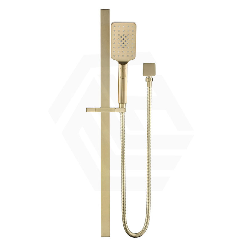 Bella Vista Cresta Square Single Shower Rail with Handheld Set Universal Inlet Variant Colour Available